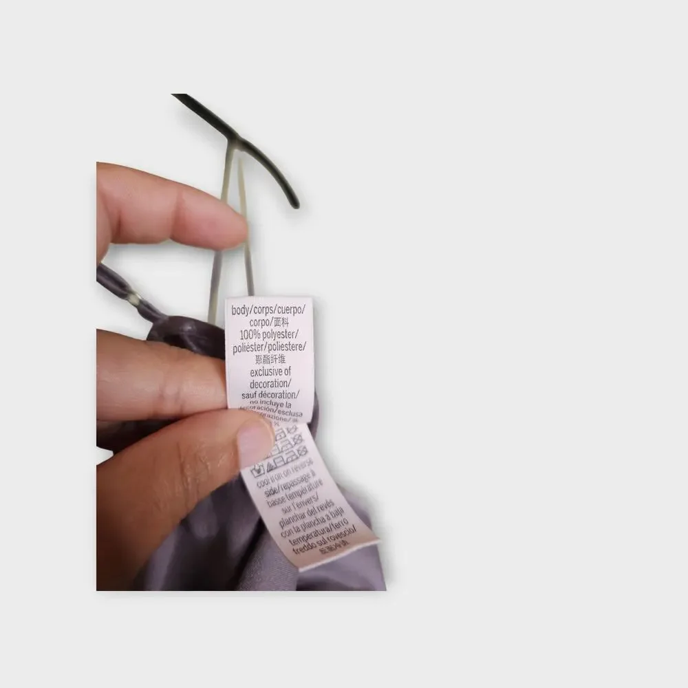 Victoria’s Secret Womens Purple Satin Leopard Cami XS Y2K Slip Strappy Back - Picture 4 of 7